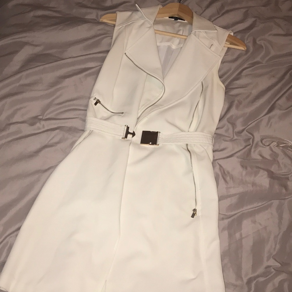 White blazer dress